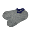 Thermal Soft-Opening Short Slipper Socks | With Grips | Medium. Stylish wool blend slipper socks with plush cushioning and heat-retaining brushed inner pile. Soft outer, secure grips on the soles, and fluffy trim for added comfort. Perfect gift ideas.