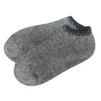 ** Matching His and Her Socks!!** CHERRYSTONE® Slipper Socks Set of 2 Pairs Couple Socks | Angora and Wool Blend with Grips | Size Medium and Large | Gray - CHERRYSTONEstyle